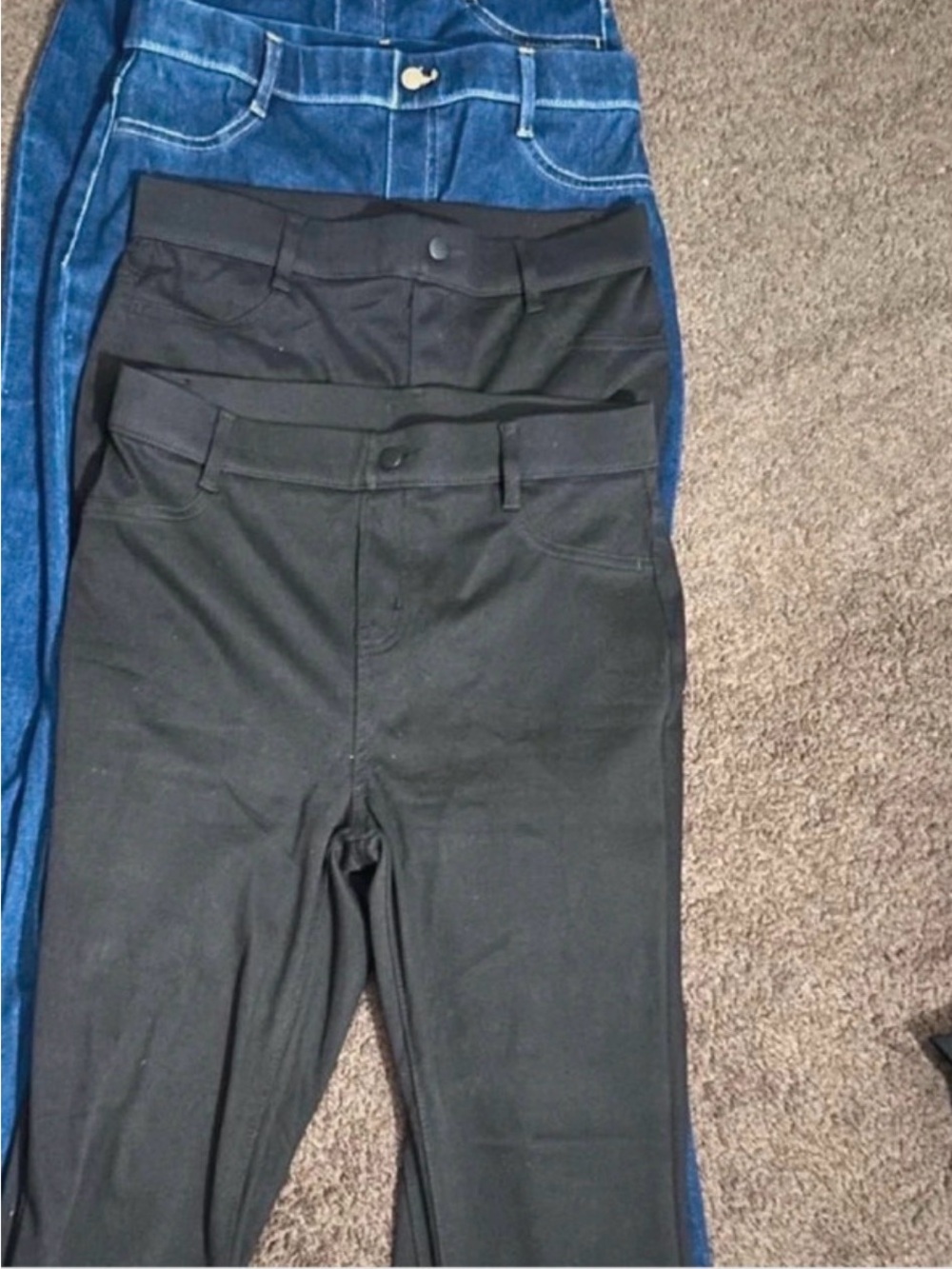 Time and Tru High-Rise Black Stretch Jeans